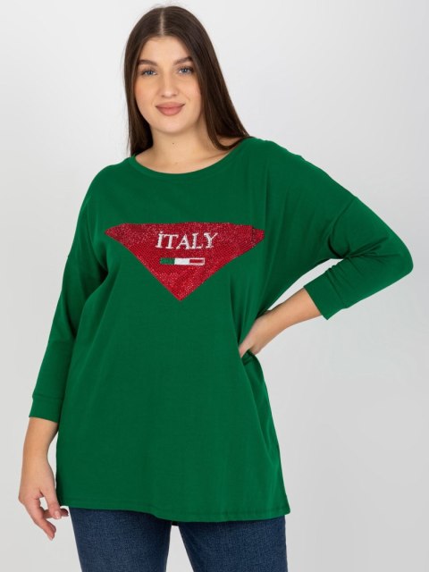 Bluzka VI-BZ-2911.82P ciemny zielony