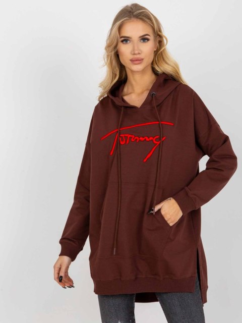 Bluza VI-BL-335.25X ciemny brązowy