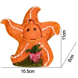 Kruger Meier Happy Starfish Set - Ozdoba z napowietrzaczem do akwarium Kruger Meier