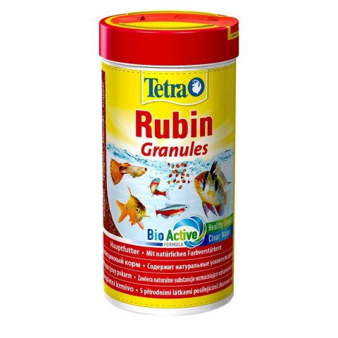 Tetra Rubin Granules 250ml - pokarm wybarwiający w granulkach dla ryb Tetra Tetra Rubin Granules 250ml - pokarm wybarwiający w granulkach dla ryb Tetra