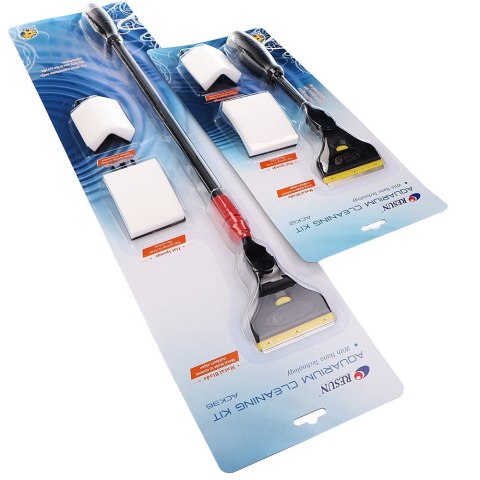 Resun Aqua Clean Kit 30cm - czyścik gąbkowy i skrobak 3w1 Resun Resun Aqua Clean Kit 30cm - czyścik gąbkowy i skrobak 3w1 Resun