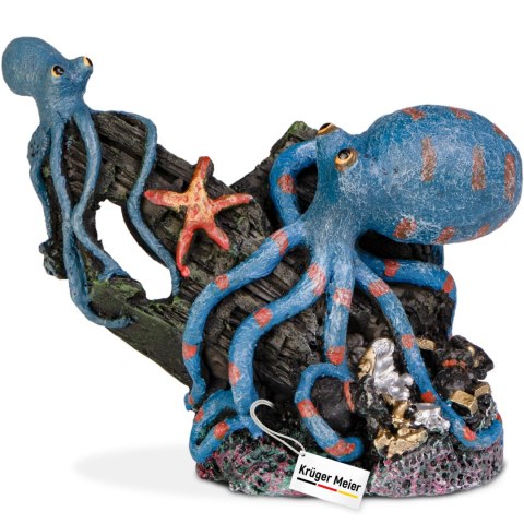 Kruger Meier Octopus Treasure - Dekoracja do akwarium 14x5.5x11.5 cm Kruger Meier Kruger Meier Octopus Treasure - Dekoracja do akwarium 14x5.5x11.5 cm Kruger Meier