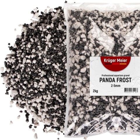 Kruger Meier Panda Frost 2-5 mm - Żwirek akwarystyczny 2 kg Kruger Meier Kruger Meier Panda Frost 2-5 mm - Żwirek akwarystyczny 2 kg Kruger Meier