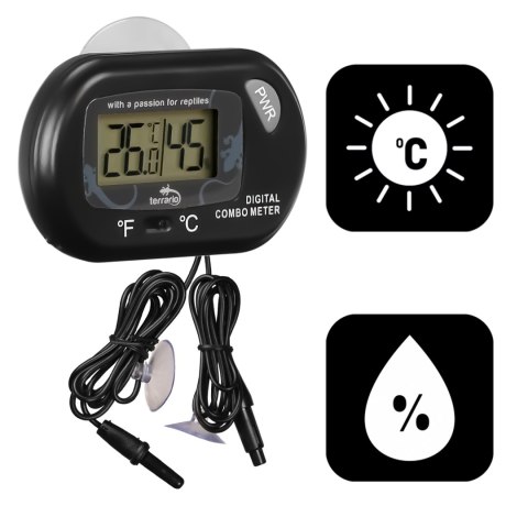 Terrario Rotom Digital Thermometer Hygrometer - termometr i higrometr Terrario Terrario Rotom Digital Thermometer Hygrometer - termometr i higrometr Terrario