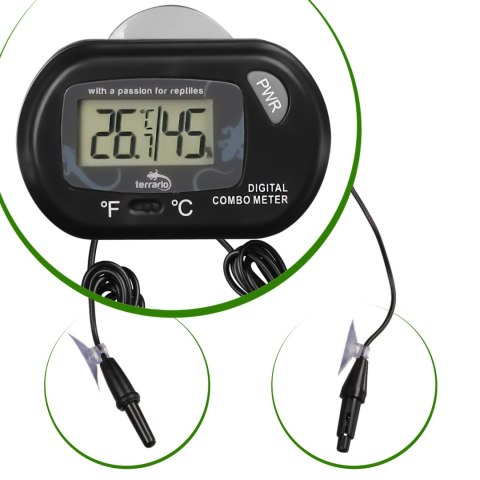 Terrario Rotom Digital Thermometer Hygrometer - termometr i higrometr Terrario Terrario Rotom Digital Thermometer Hygrometer - termometr i higrometr Terrario