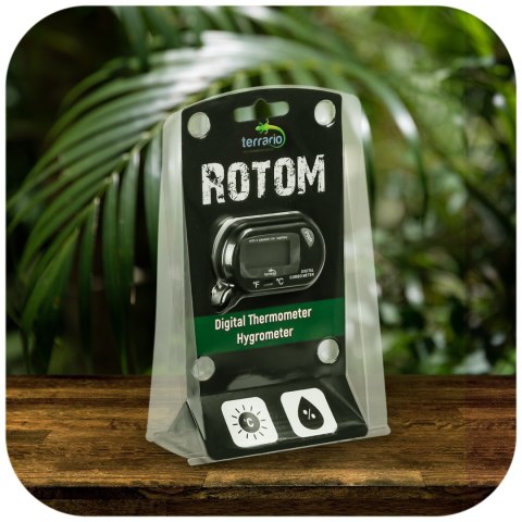 Terrario Rotom Digital Thermometer Hygrometer - termometr i higrometr Terrario Terrario Rotom Digital Thermometer Hygrometer - termometr i higrometr Terrario
