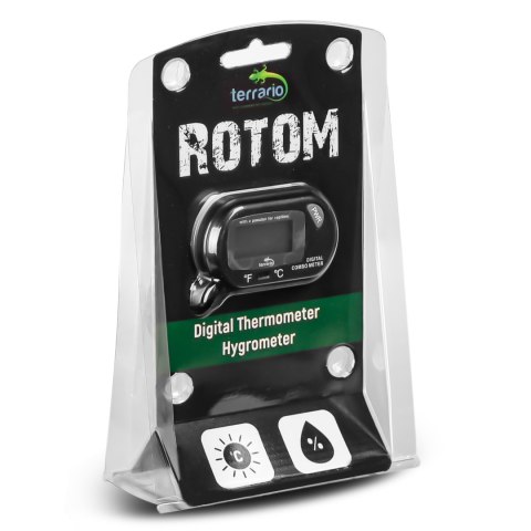 Terrario Rotom Digital Thermometer Hygrometer - termometr i higrometr Terrario Terrario Rotom Digital Thermometer Hygrometer - termometr i higrometr Terrario