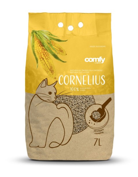 Comfy Cornelius Natural 7l - żwirek kukurydziany dla kota Aquael Comfy Cornelius Natural 7l - żwirek kukurydziany dla kota Aquael