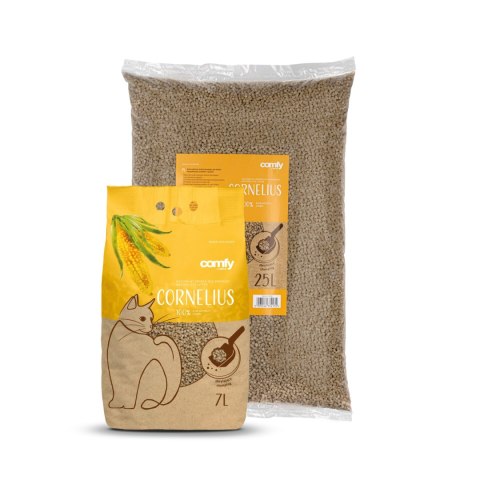 Comfy Cornelius Natural 7l - żwirek kukurydziany dla kota Aquael Comfy Cornelius Natural 7l - żwirek kukurydziany dla kota Aquael