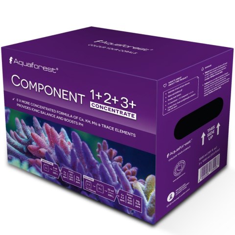 Aquaforest Component Concentrate 3x1L - zestaw do metody ballinga Aquaforest